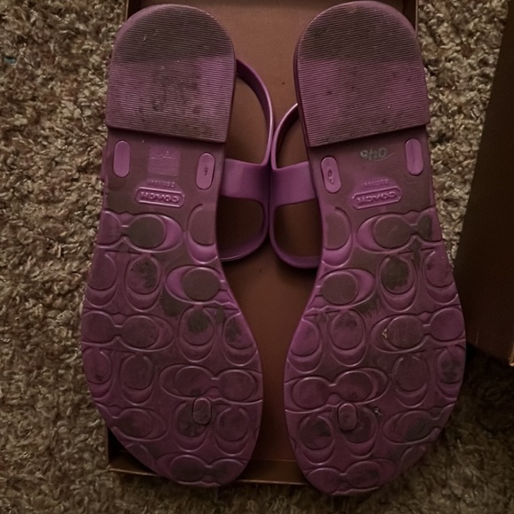 Coach womens picadilly jelly size 7M - Picture 3 of 5